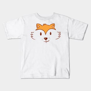 cute fox cartoon Kids T-Shirt